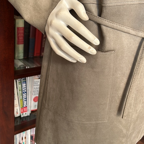 NWT H&M Faux Suede Open Jacket - Picture 4 of 11